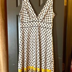 Tory Burch - beautiful sleeveless, deep V-neck dress